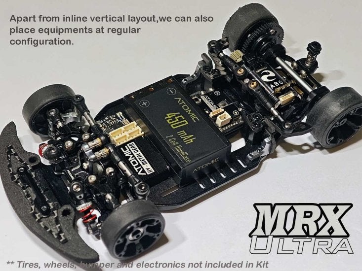 MRX Ultra 1/28 Linkless Pan Car Kit - Atomic | Wolfram RC