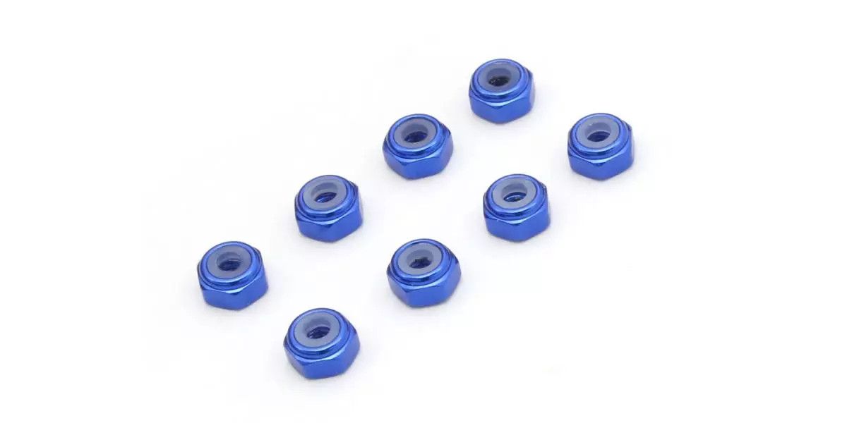 松にゃん リンク Aluminum/Nylon Locking Wheelnuts for MR-03, MR-04 - Kyosho