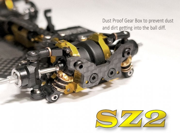 SZ2 Micro 4WD Touring Car Kit - Atomic | Wolfram RC