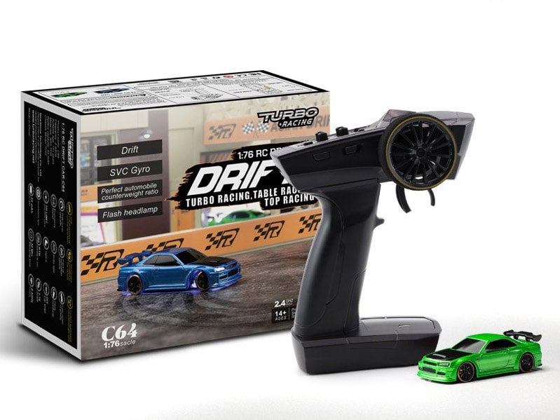 R34-Inspired 1:76 scale RTR Drift Car: C64 - Turbo Racing | Wolfram RC