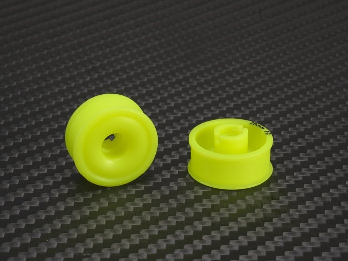 Flanged, Machine Cut Delrin 'Formula' Wheels - PN Racing | Wolfram RC