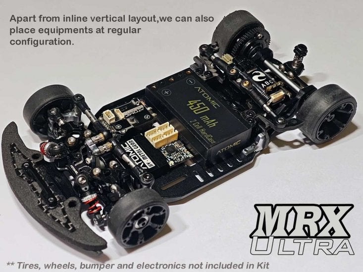 MRX Ultra 1/28 Linkless Pan Car Kit - Atomic | Wolfram RC
