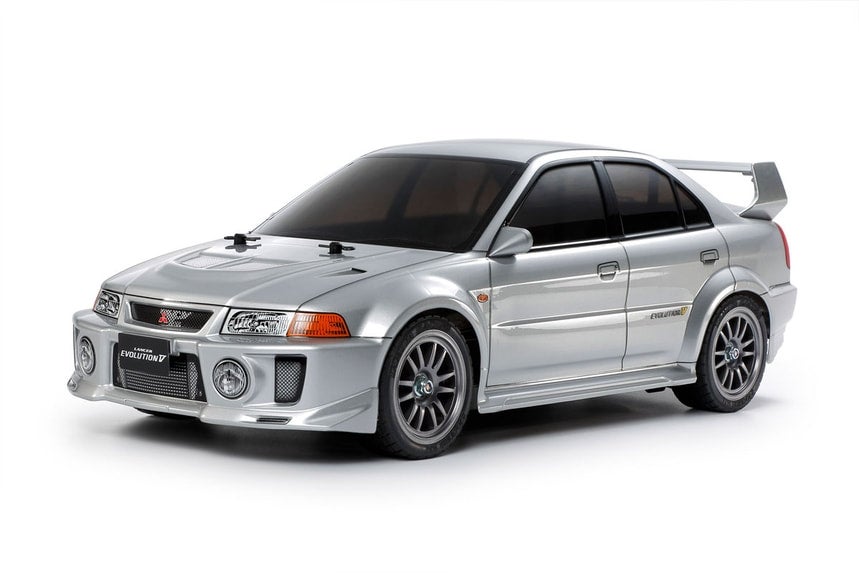 Mitsubishi Lancer EVO V TT02 1 10 4WD Electric Touring Car Kit Tamiya Wolfram RC