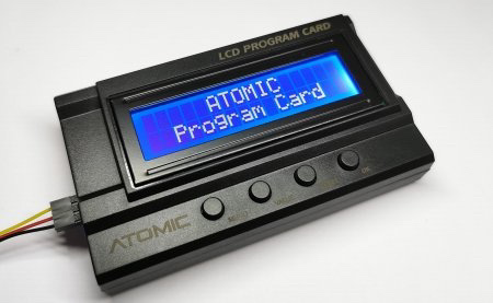 LCD Program Box for AESC01 Sensored ESC- Atomic | Wolfram RC